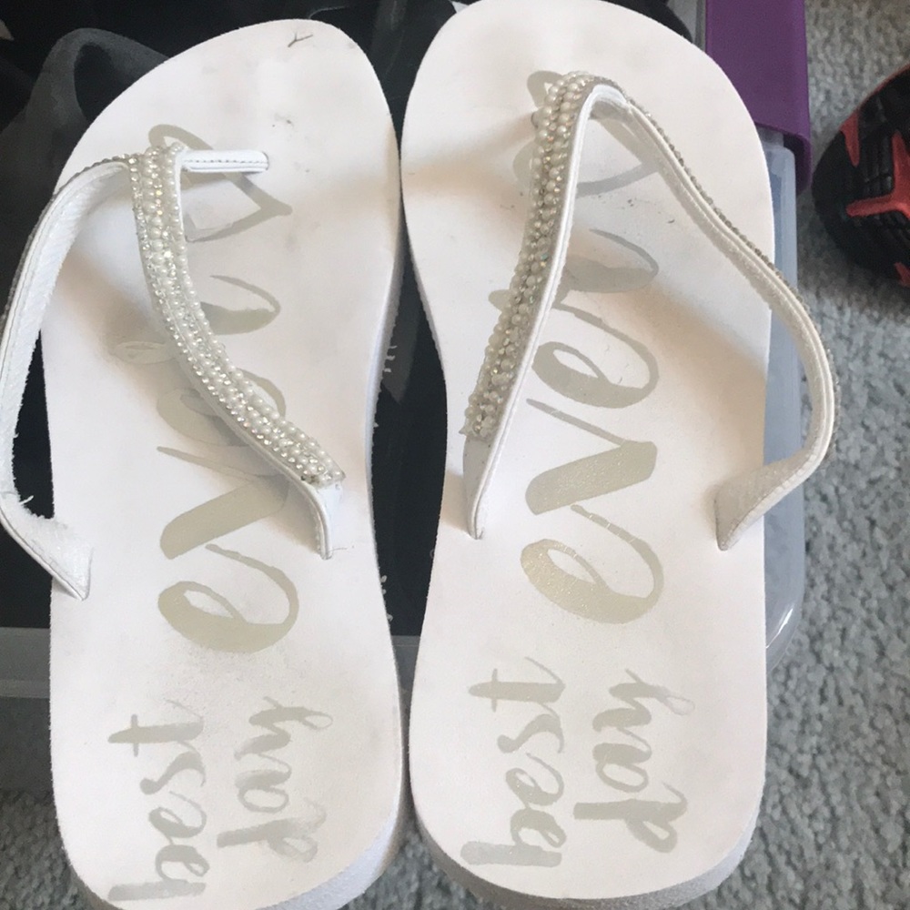 Pre wedding shoes.